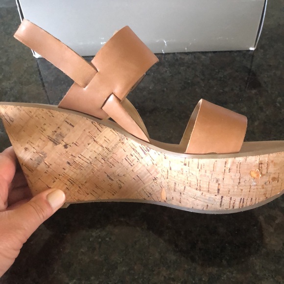 Marc Fisher Summer Wedge Sandals Size 9.5 - Picture 6 of 9